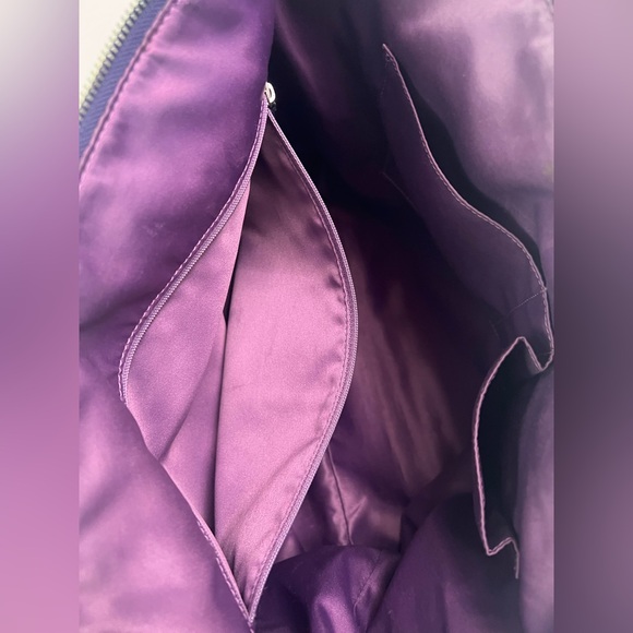 Coach Y2K Poppy Collection Tartan Canvas Purple Plaid Graffiti Tote/Shoulder Bag - Picture 16 of 16